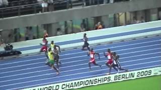 Usain Bolt 100m 958 world record from within stadium [upl. by Laure95]