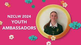 Lulu Dufty  NZCLW 2024 Youth Ambassadors [upl. by Ellon]