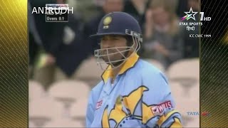 BALL by BALL Wasim Akram vs Sachin Tendulkar OLD TRAFFORD WC 99 [upl. by Ibok334]