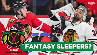 Which Chicago Blackhawks players could be fantasy hockey sleepers  CHGO Blackhawks Podcast [upl. by Wilie]