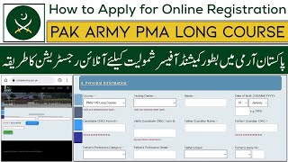 How to apply for PMA Long Course online registration  PMA LC registration amp test slip procedure [upl. by Guendolen]