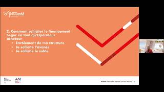 webinaire Opérateurs MSSanté Ségur  Date de fin d’enrôlement et demande d’avance obligatoire [upl. by Geddes906]