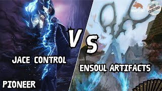 Jace Control VS Izzet Ensoul Artifacts MTG Pioneer [upl. by Nelleoj]