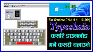 How To download typeshala for Windows 10 64 bit  Windows 781011 typshala nepali [upl. by Sheff]