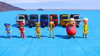 Motu Patlu Vs Little Singam Impossible Parkour Ramp Challenge In Gta 5 [upl. by Nebra286]