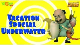 Motu Patlu Cartoons In Hindi  Animated cartoon  vacation special underwater Wow Kidz [upl. by Hut]