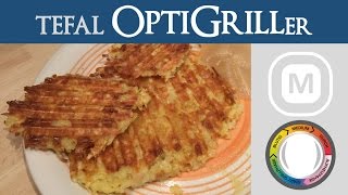 Kartoffelpuffer  Tefal OptiGrill [upl. by Sender]