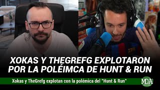 El XOKAS y THEGREFG EXPLOTAN tras la POLÉMICA de los PRO en el TORNEO “HUNT and RUN” [upl. by Shirlee]