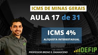 17 de 31  ICMS ALÍQUOTA INTERESTADUAL 4 [upl. by Eisenberg]