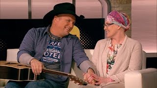 Garth Brooks Relives Beautiful Moment With Cancer Patient on Entertainment Tonight [upl. by Gnof939]