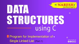 Program for Implementation of Single Linked List  Part1 [upl. by Letrice]