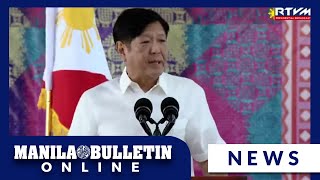 Marcos expresses elation over peace in TawiTawi [upl. by Kavanaugh]