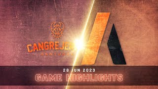 Atleticos de San German vs Cangrejeros de Santurce  Mejores Jugadas  Juego 6  Cuartos  BSN2023 [upl. by Phippen]