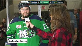 Pucks In Deep ECHL Player Executes The Perfect Postgame Interview [upl. by Jovi]