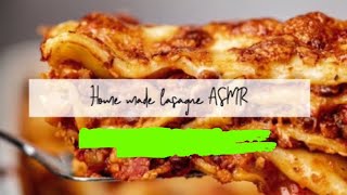 Cooking home made lasagne asmr food cooking entertainment [upl. by Ecirtnuahs763]