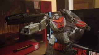 wfc megatron vs galvatron transformers stopmotion [upl. by Ettesus]