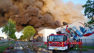 GRIP 2 Zeer Grote Brand Vice Versa Oss vanaf het begin in beeld  Brandweer massaal in actie [upl. by Nadine973]