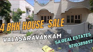 🔶 VALASARAVAKKAM 4 BHK HOUSE FOR SALE  3 CRS CALL 9710389857 home realestate property sales [upl. by Hamid]