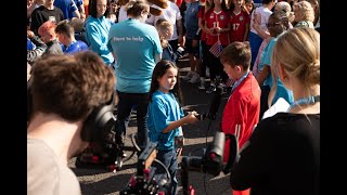 Connected to the Community  Foyle Cup Roving Reporter [upl. by Marmawke]