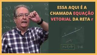 A EQUAÇÃO VETORIAL DA RETA E O VETOR NORMAL  Eduardo Wagner [upl. by Ohce]