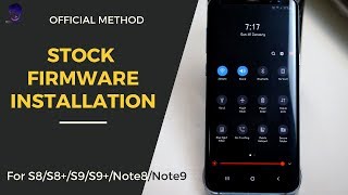 How to install stock Firmware or Rollback on all Samsung devices [upl. by Dirtsa]