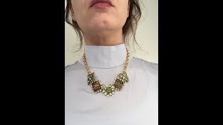 Super Easy Brooches Necklace DIY jewelry [upl. by Camm222]