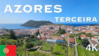 Angra do Heroísmo 4K Terceira Island Azores Portugal  Walking Tour  September 2023 [upl. by Ahsyt]