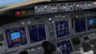 FSX Nailing VFR landing with help of a VOR [upl. by Aletta828]