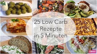 25 Low Carb Rezepte in 5 Minuten I Sandras Kochblog I Low Carb I einfache Rezepte I Anfänger Rezepte [upl. by Annod]