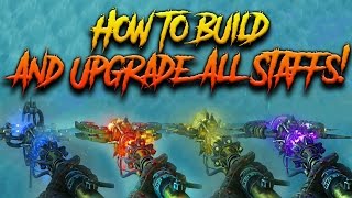 HOW TO BUILD AND UPGRADE ALL STAFFS IN ORIGINS EASY Zombies Chronicles [upl. by Adlihtam305]