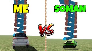 SOMAN CHALLENGED ME IN A TOWER STUNT RACE😯 INDIAN BIKE DRIVING 3D STORIES [upl. by Aedrahs601]