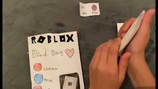 roblox blind bag blindbag craft diy roblox papersquishy diycrafts papercraft youtubeshorts [upl. by Nirret]