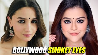 Bollywoods Iconic SMOKEY KAJAL EYES  Step By Step Tutorial For Beginners [upl. by Oigres]