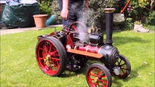 22042015  3quot Burrell Traction Engine Test [upl. by Hisbe]