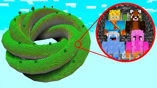 TRANQUEI MEUS AMIGOS EM UMA ILUSÃO ÓTICA GIGANTE NO MINECRAFT [upl. by Biagi]