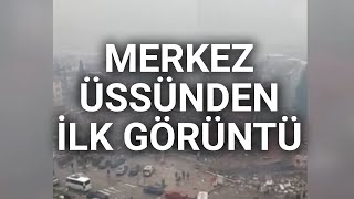 NTV Kahramanmaraşta depremin merkez üssünden ilk görüntü [upl. by Donelle]