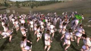 Rome Total War Online Battle 1908 Vercingetorix vs Spartacus [upl. by Yrennalf]