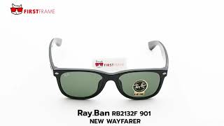 RayBan RB2132F 901 NEW WAYFARER [upl. by Sirromad]