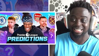 Reacting To SIDEMEN PREMIER LEAGUE PREDICTIONS [upl. by Luelle578]