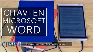 Herramientas de investigación Citavi en Microsoft Word [upl. by Maxentia]