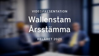 Wallenstam årsstämma 2022 [upl. by Arrehs]