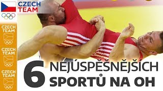 TOP 6 nejúspěšnějších českých sportů na olympiádě [upl. by Eitteb311]