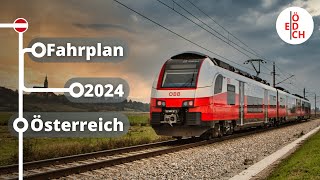 5 Millionen mehr Zugkilometer im nächsten Jahr  Das ist der neue Fahrplan 2024 für Österreich [upl. by Landre]