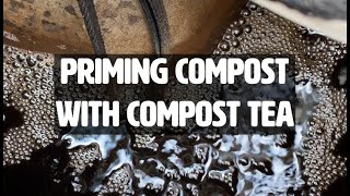 Priming Hot Compost with Fungal Compost Tea LIVE with Matt Powers [upl. by Mateo]