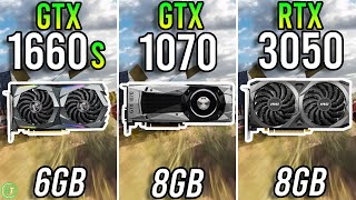 GTX 1660 Super vs GTX 1070 vs RTX 3050  Tested in 2023 [upl. by Naujad]