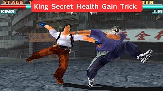 Secret Health Gain Power of King King best gameplay tekken3 tranding viiralvideo [upl. by Tterab670]