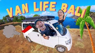 Exploring Bali in a TINY CAMPER VAN [upl. by Nelhsa665]