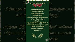 Today Bible Words in Tamil  biblesays motivation shorts [upl. by Maryellen]