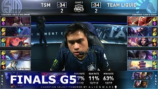 TL vs TSM  Game 5  Finals S9 LCS Spring 2019  Team Liquid vs TSM G5 [upl. by Ened898]