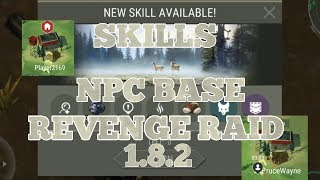 skills upgrade test player base and revenge raid last day on earth survival 182 [upl. by Hoebart]